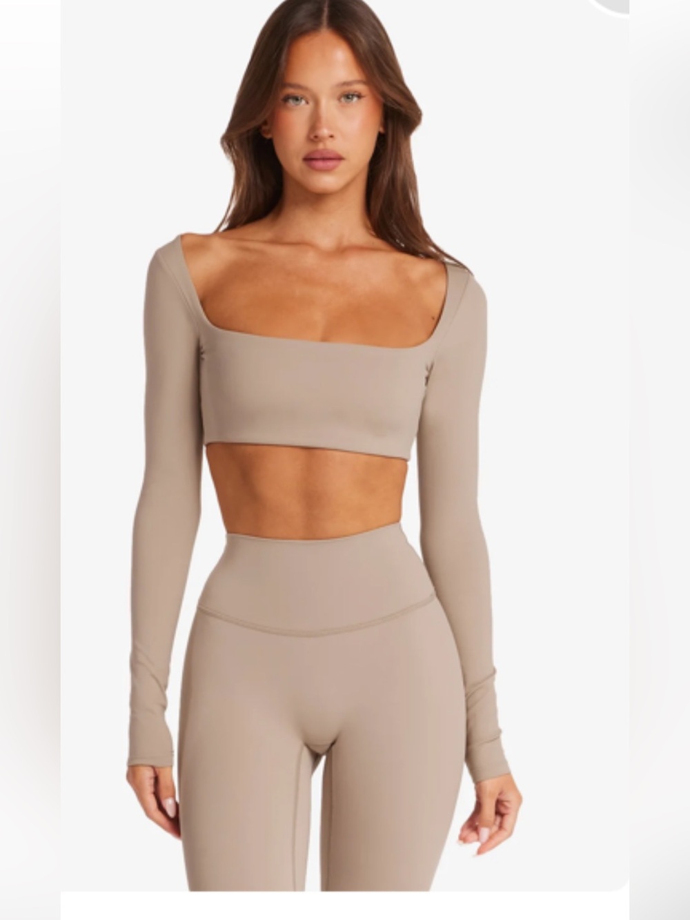 CSB Freedom Scoop Long Sleeve Crop